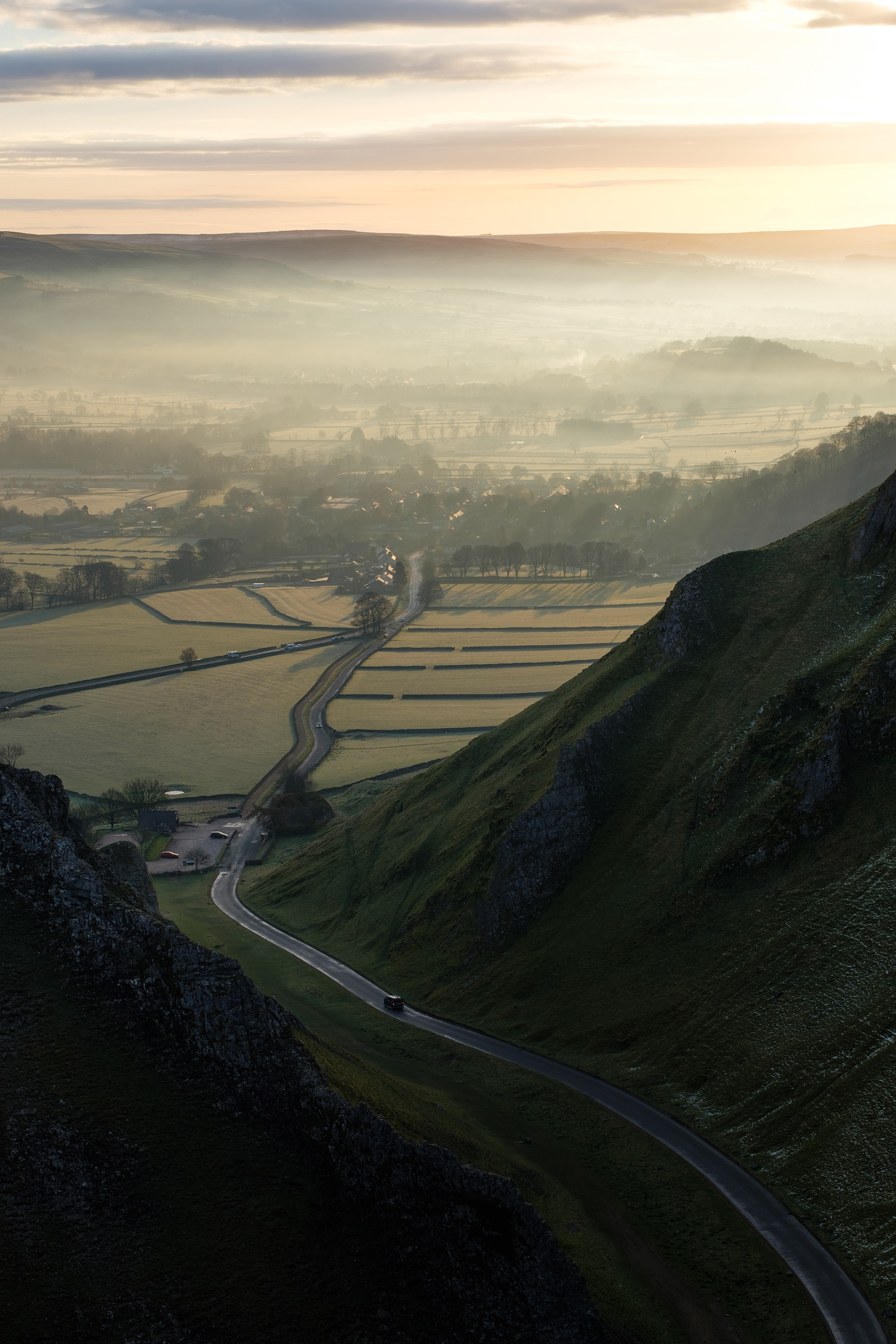 Misty Morning Sunrise Photography